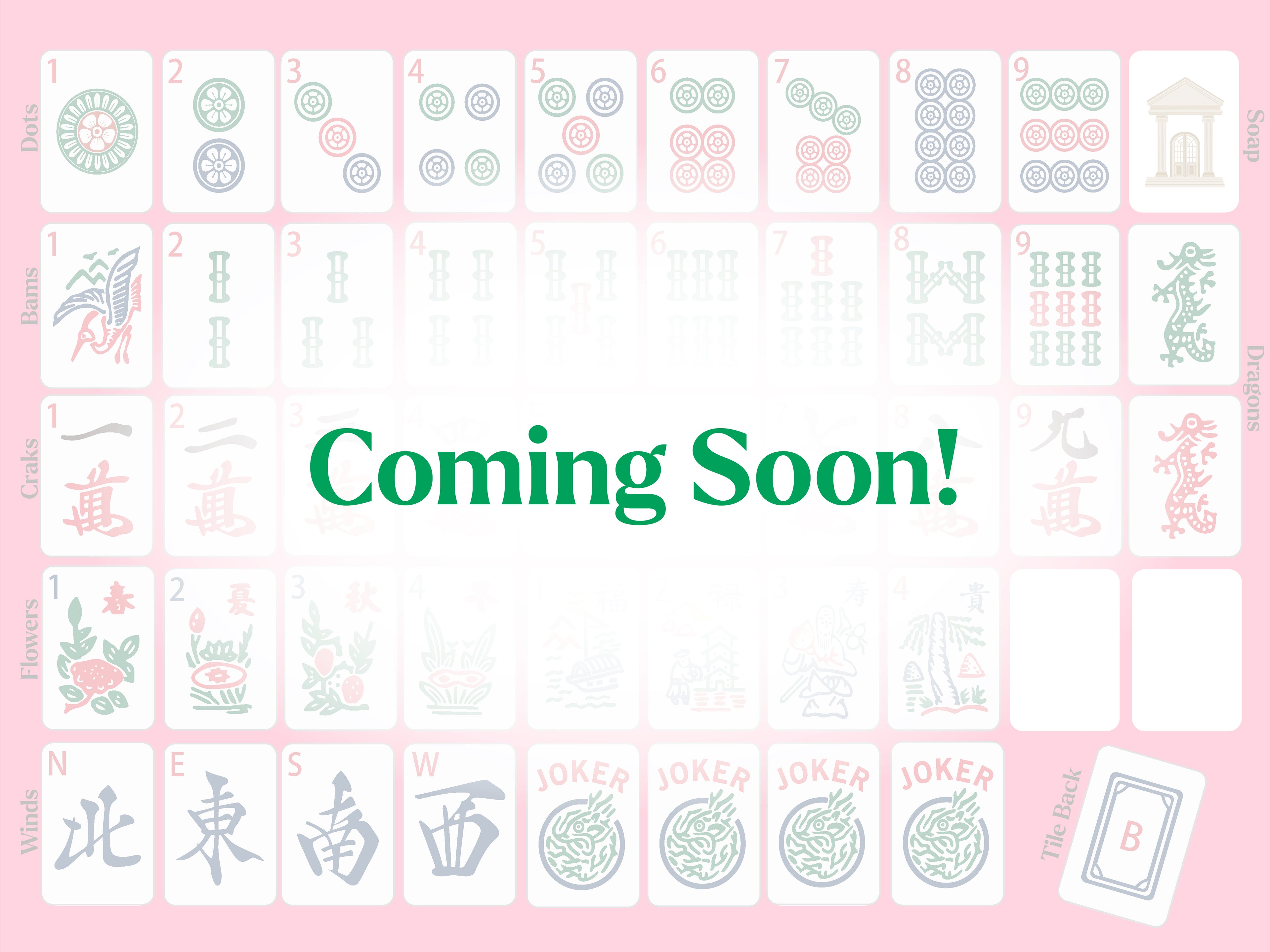 Kappa Delta Mahjong Set
