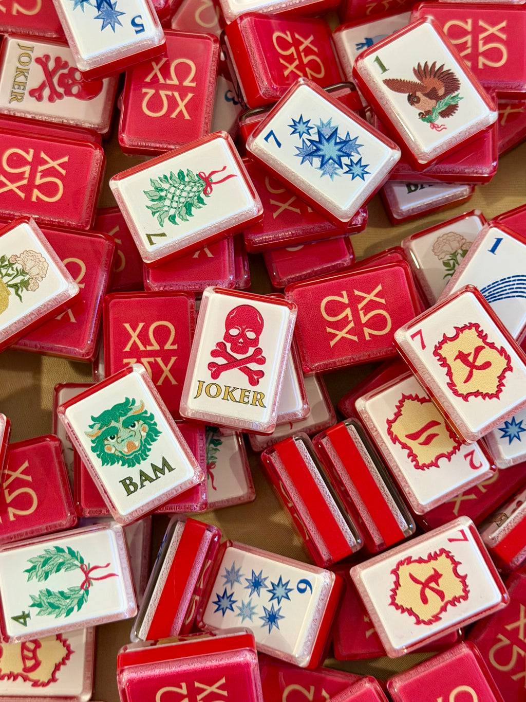 Chi Omega Mahjong Set