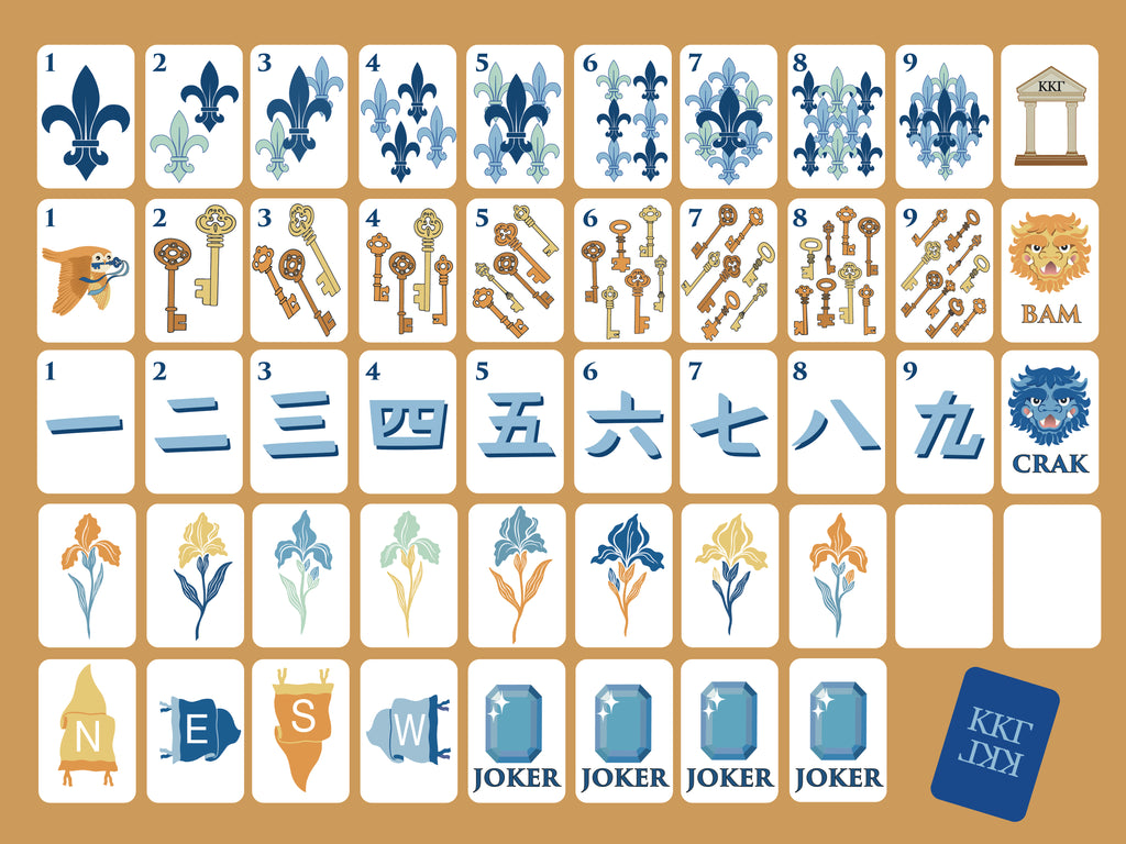 Kappa Kappa Gamma Mahjong Set