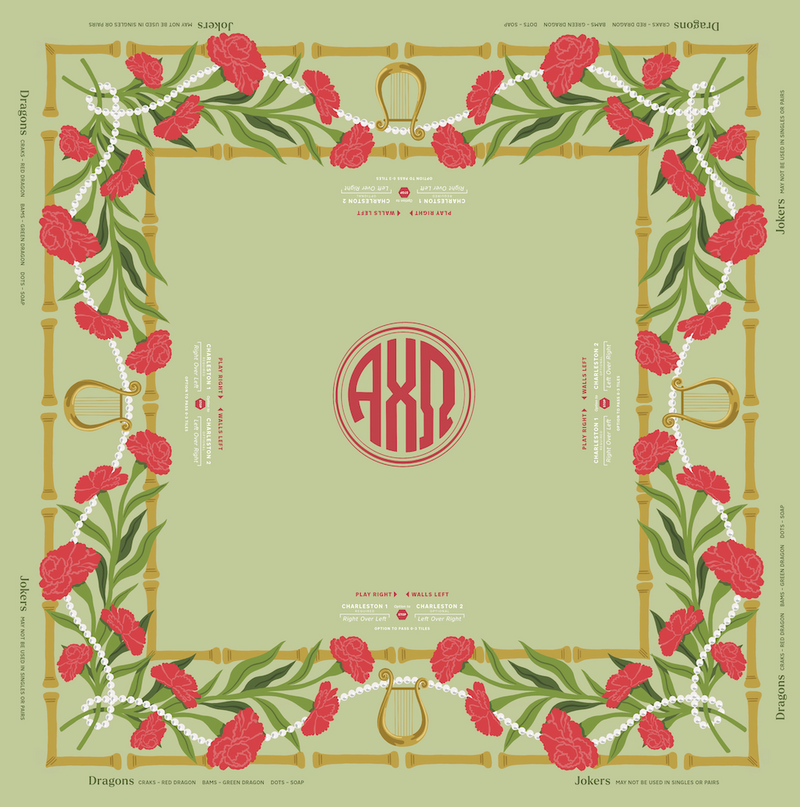 MIGTM Alpha Chi Omega Mahjong Mat