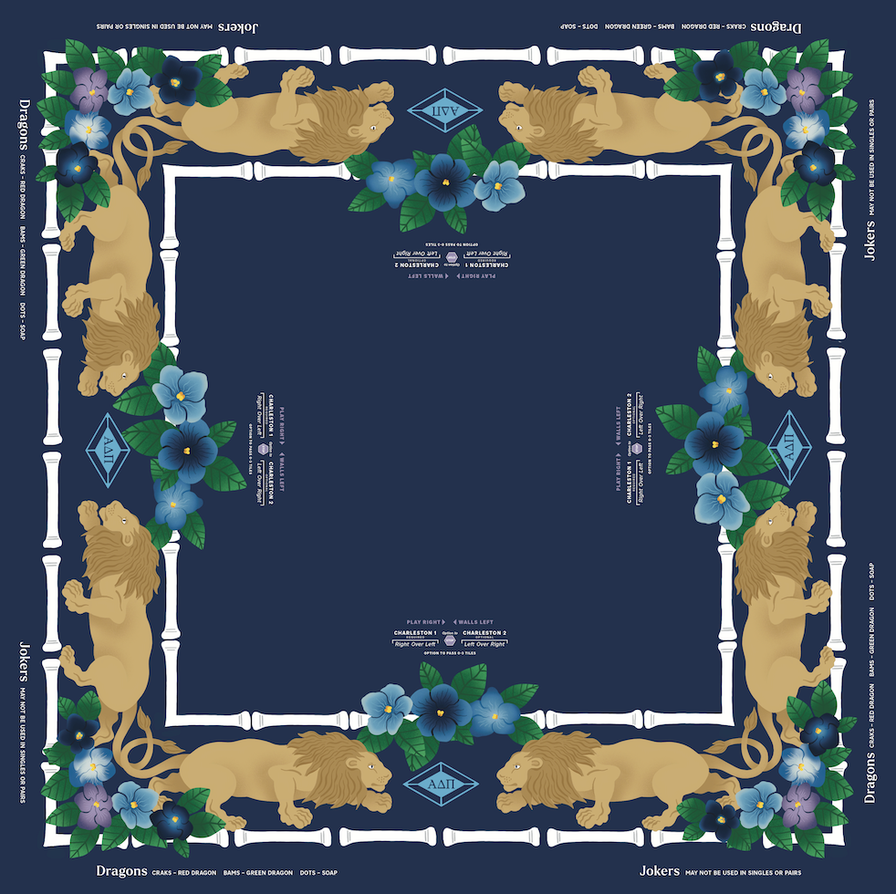 MIGTM Alpha Delta Pi Mahjong Mat