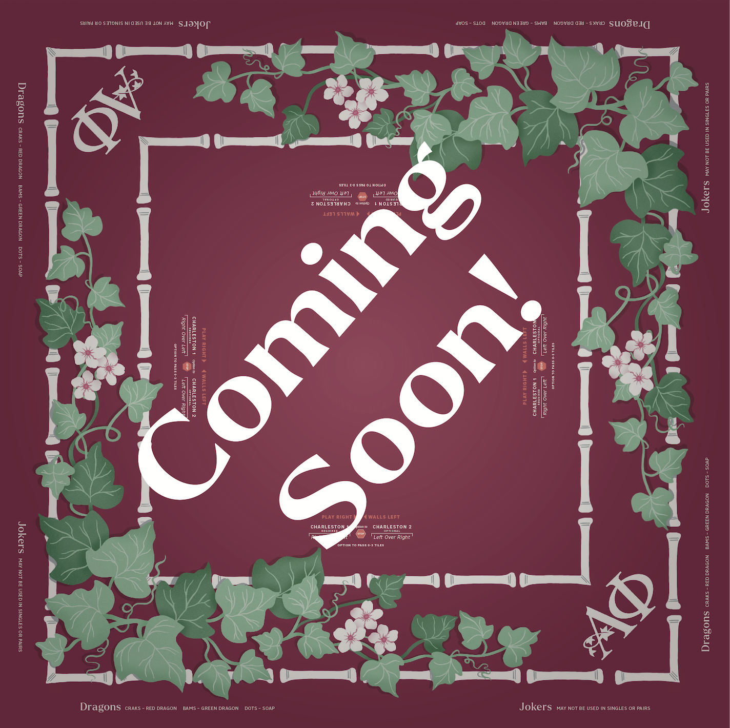 MIGTM Alpha Phi Mahjong Mat