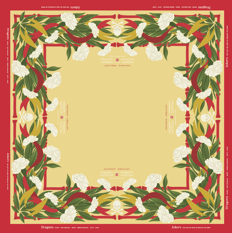 MIGTM Chi Omega Mahjong Mat