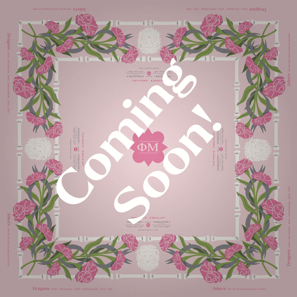 MIGTM Phi Mu Mahjong Mat