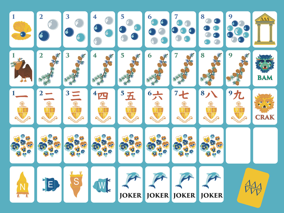Delta Delta Delta Mahjong Set