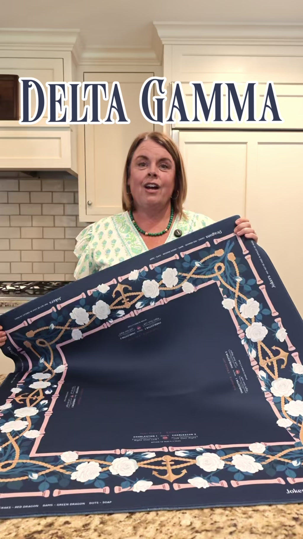 Delta Gamma Mahjong Mat
